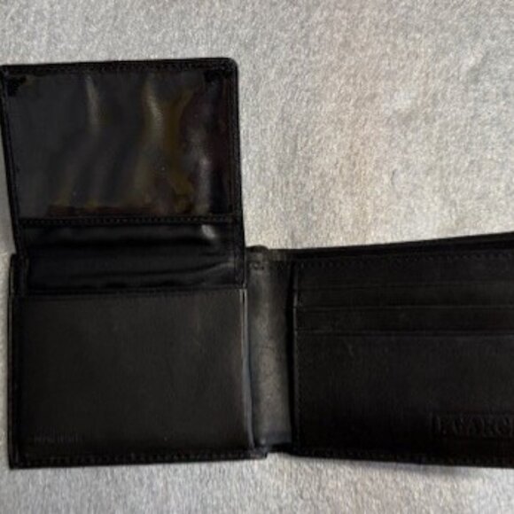 MEN’S WALLET, BLACK LEATHER BI-FOLD, JERRY GARCIA DESIGN, RARE - Picture 7 of 10